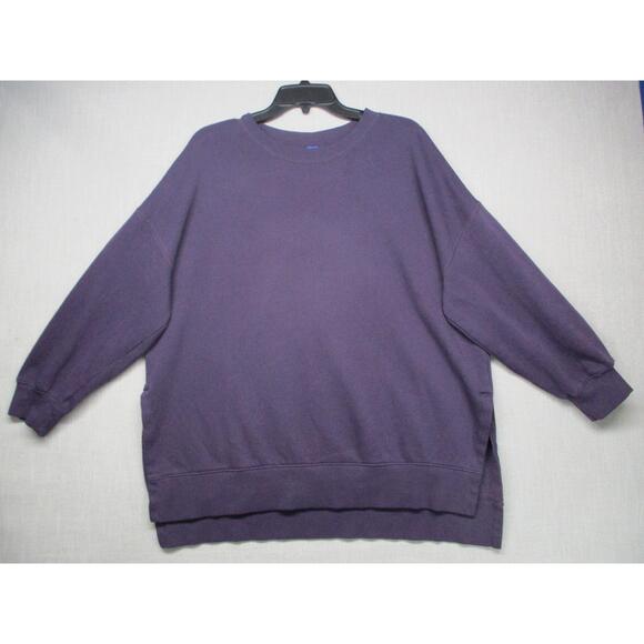 Old Navy Purple Casual Chic Cozy Crewneck Sweatshirt Women's Size XL - Picture 1 of 8